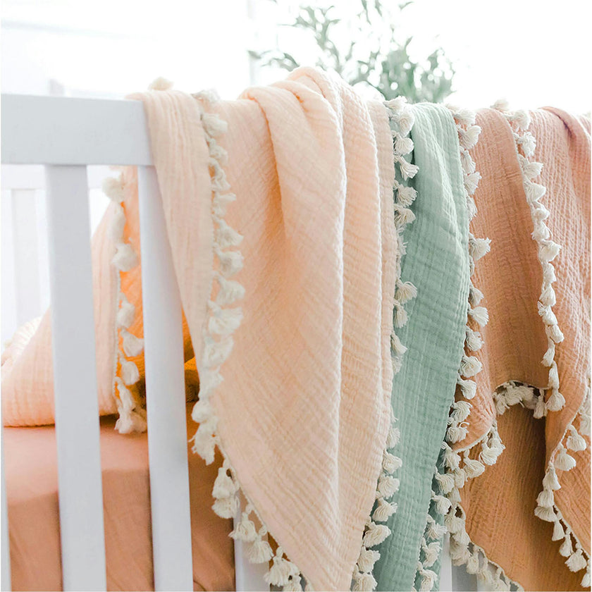 6 Layer Muslin Blanket Desert Rose