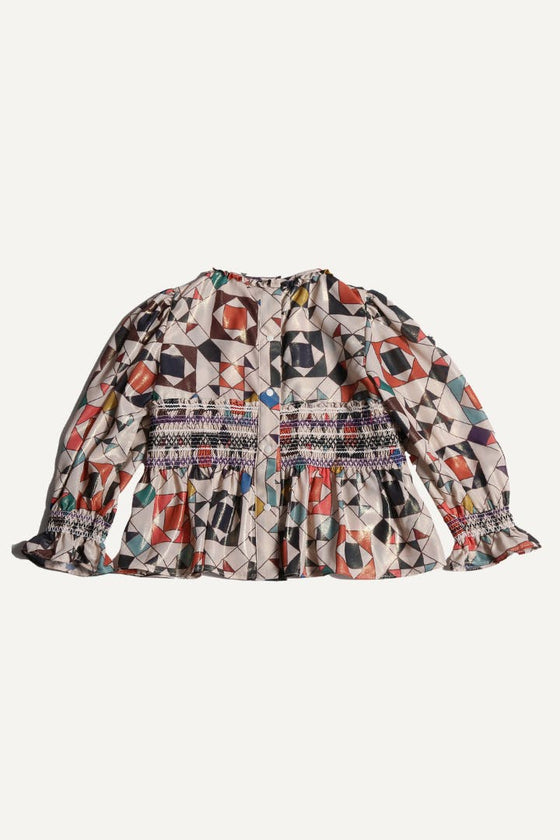 Luna Smocked Blouse
