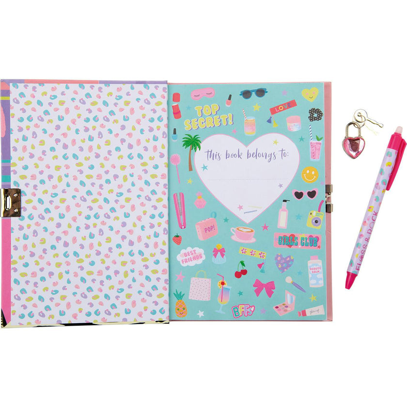 Fashion Friends Lockable Diary with Erasable Pen ( Varied Designs )