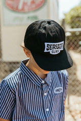 Canvas Logo Snapback Hat / Black