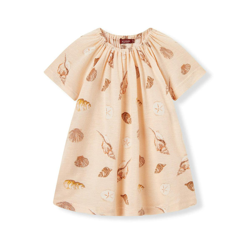 Seashells Bamboo Dress & Bloomer Set