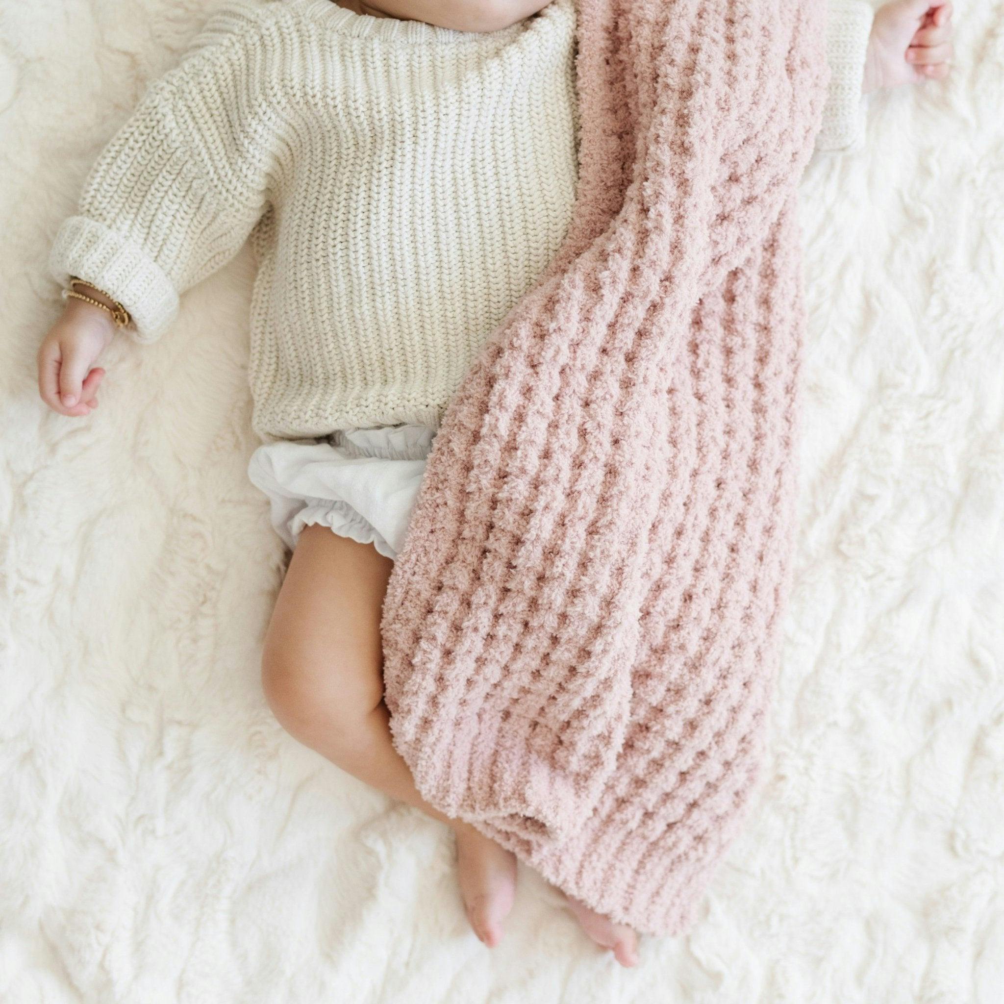 WAFFLE KNIT MINI BLANKETS