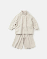 Boxy Mock Neck Sweater - Fuzzy