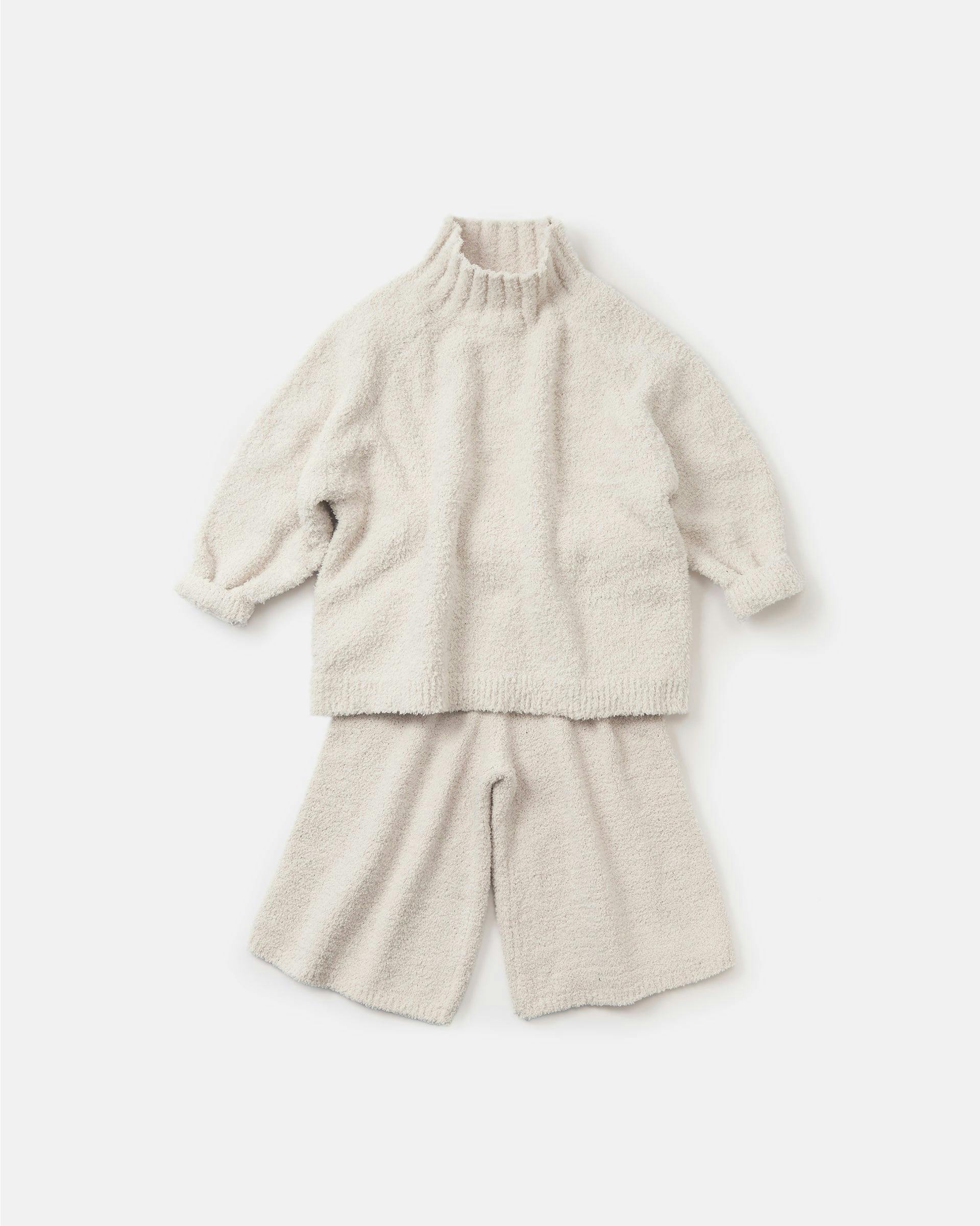 Boxy Mock Neck Sweater • Fuzzy