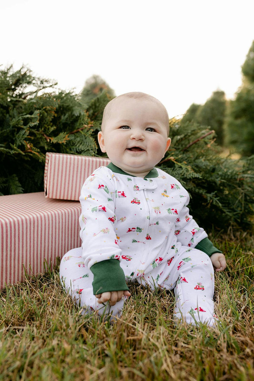 Blaise Zip Footie - Bringing Home Christmas