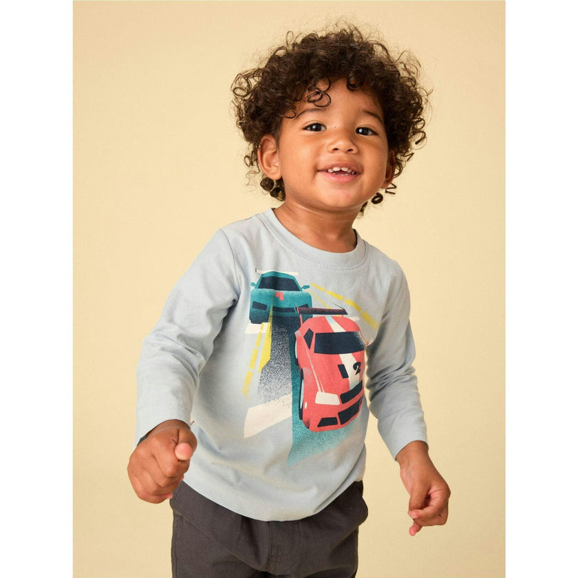 Racecars Graphic Tee, Blue