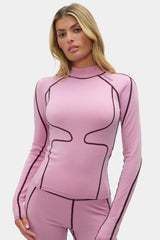Fay Midweight Merino Top Amethyst