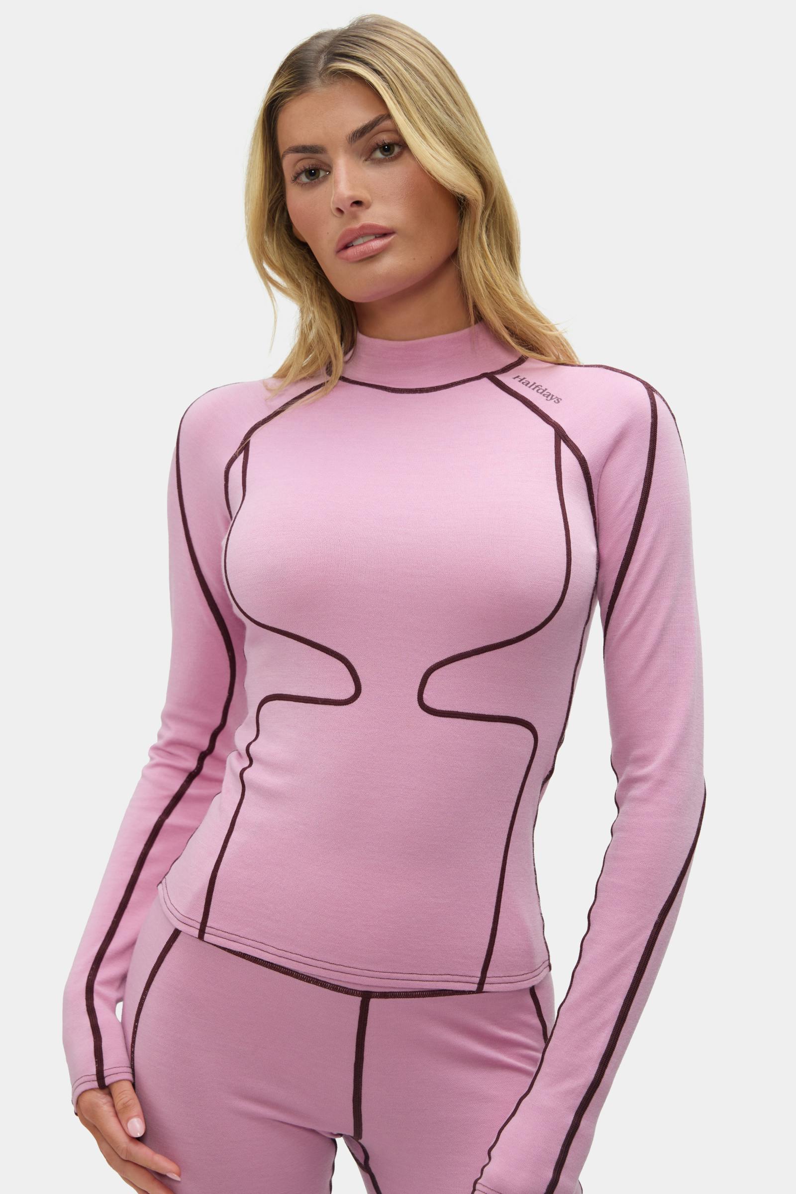 Fay Midweight Merino Top Amethyst