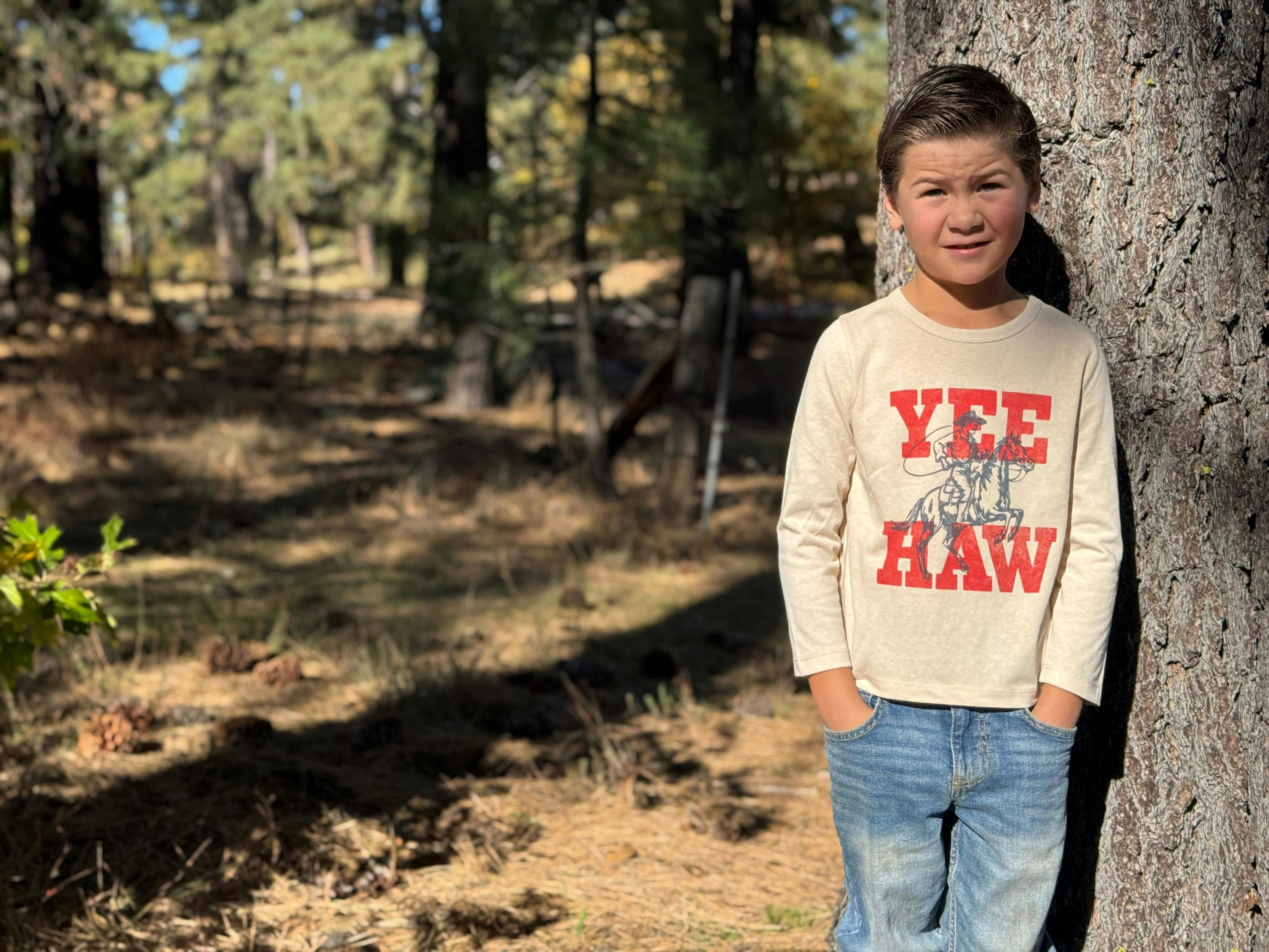 CHEROKEE Yee Haw Printed Tee