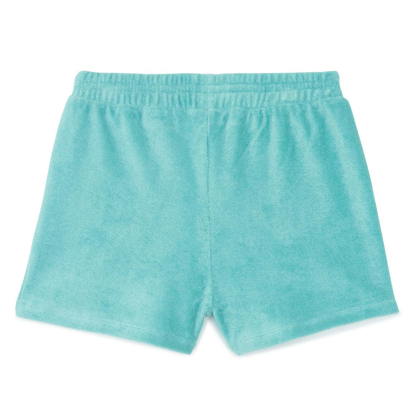 BONTON Blue Fish Terrycloth Shorts