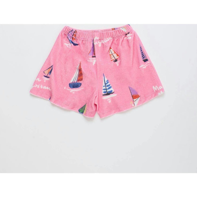 BARCOS TOWEL SHORTS PINK