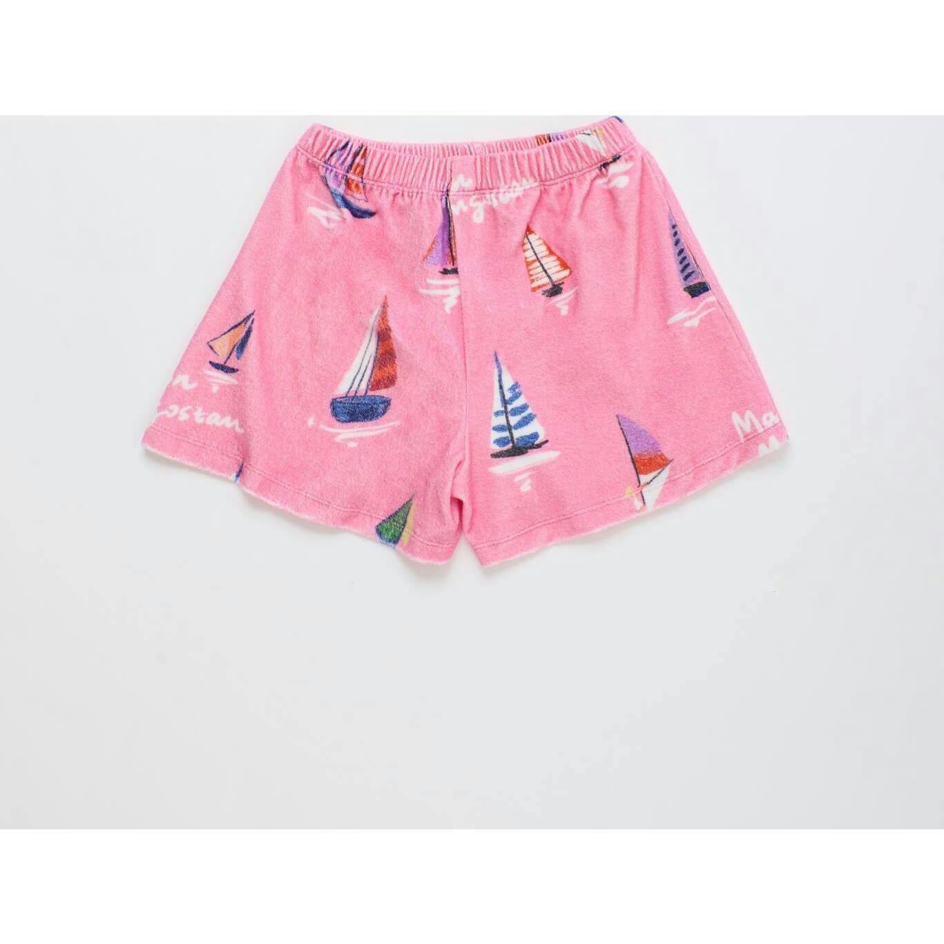 BARCOS TOWEL SHORTS PINK