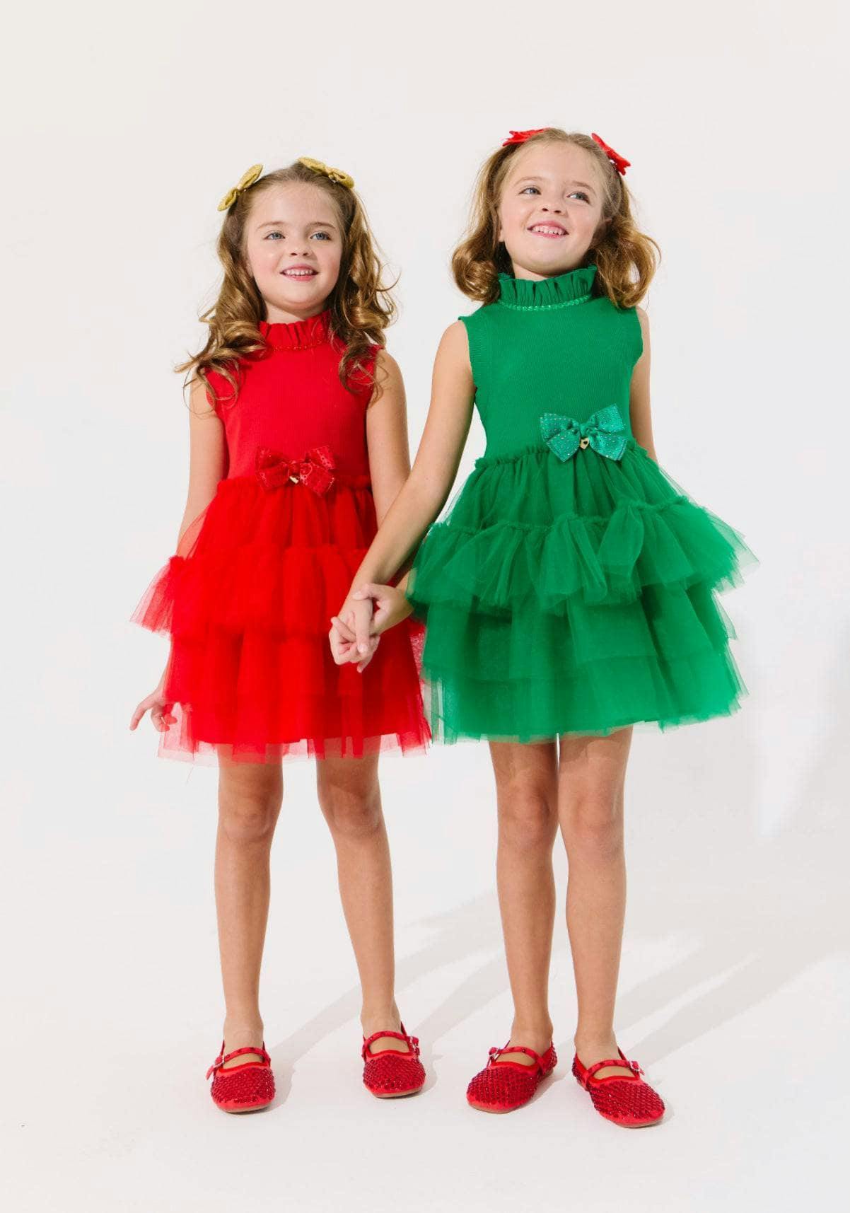 Tiered Party Bow Dress