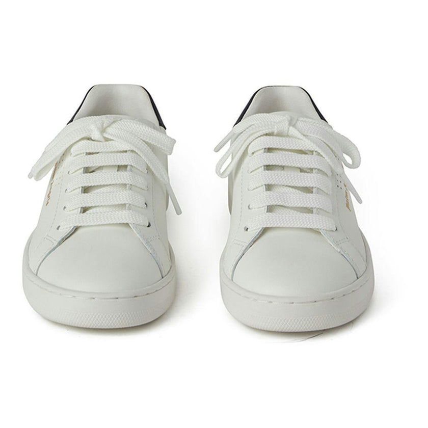 White, Navy Sneakers