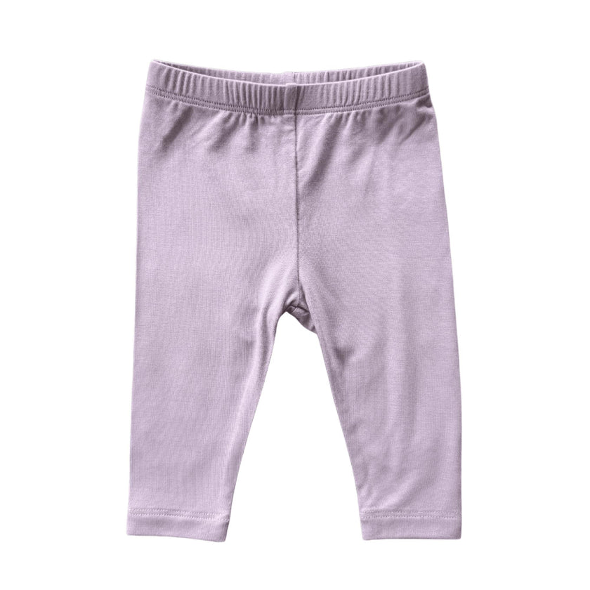Girls Basic Leggings in Mauve