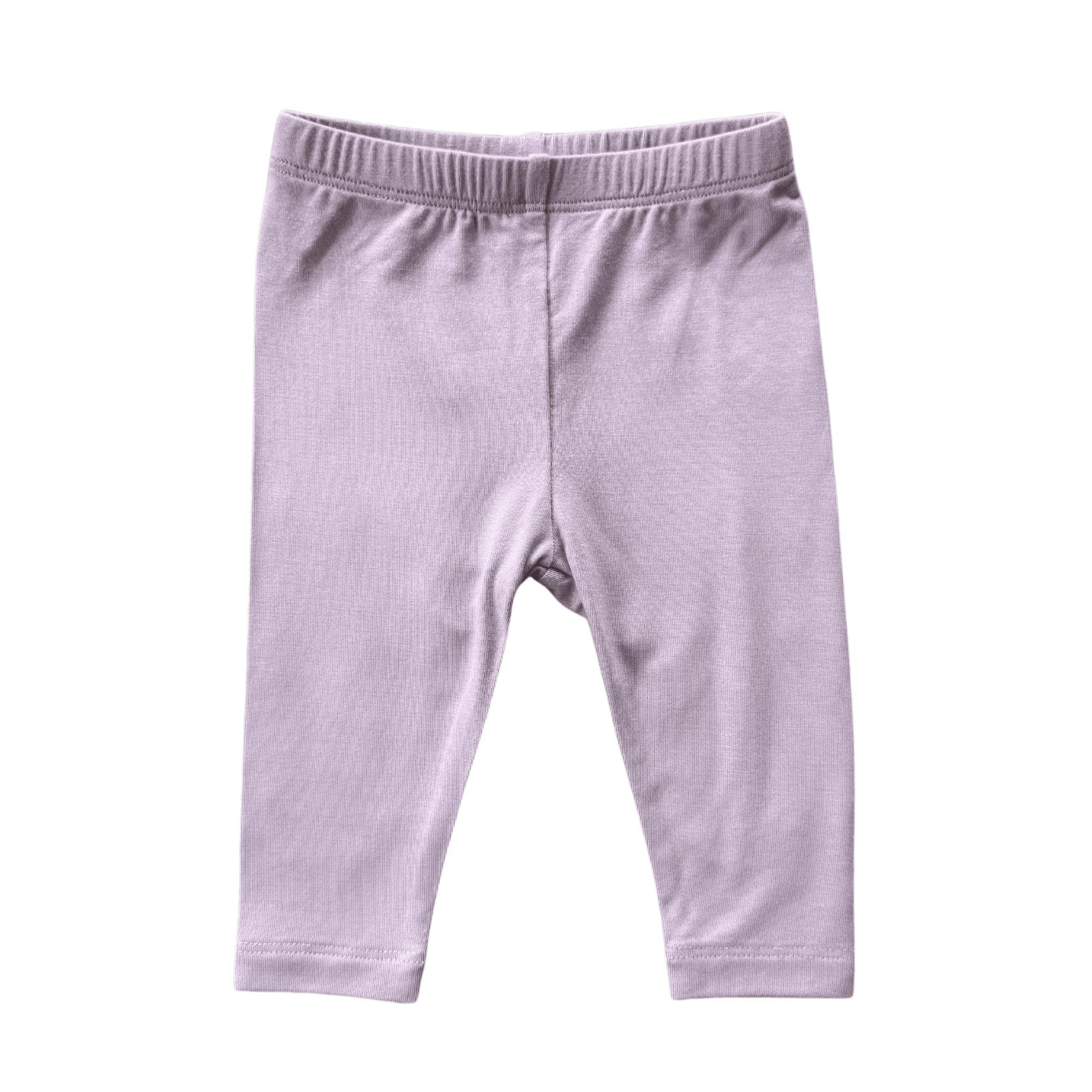 Girls Basic Leggings in Mauve