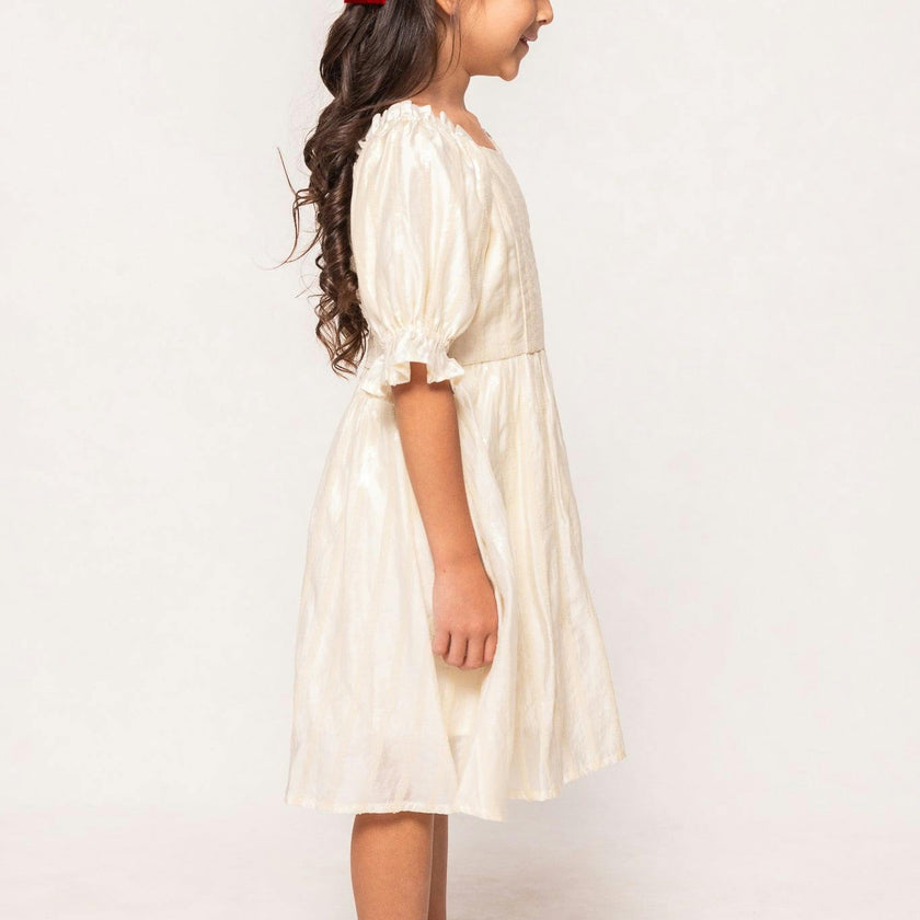 Mini Tindra Dress in Cream Sequin