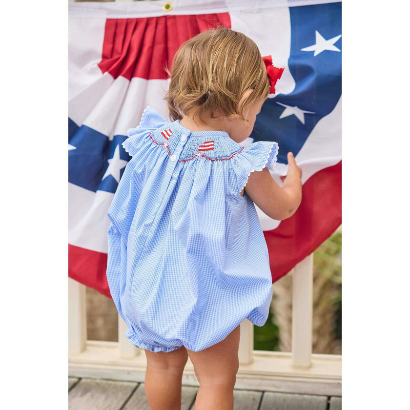 Smocked Bishop Bubble - Flags