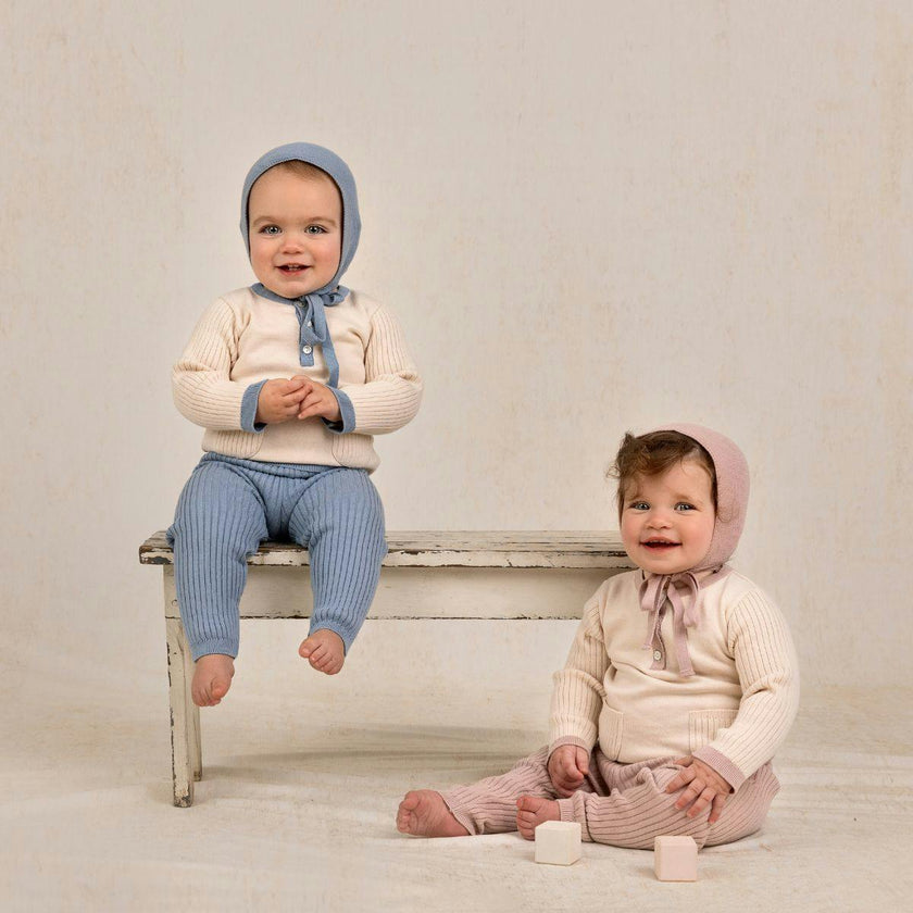 Henley Knit Set Mauve
