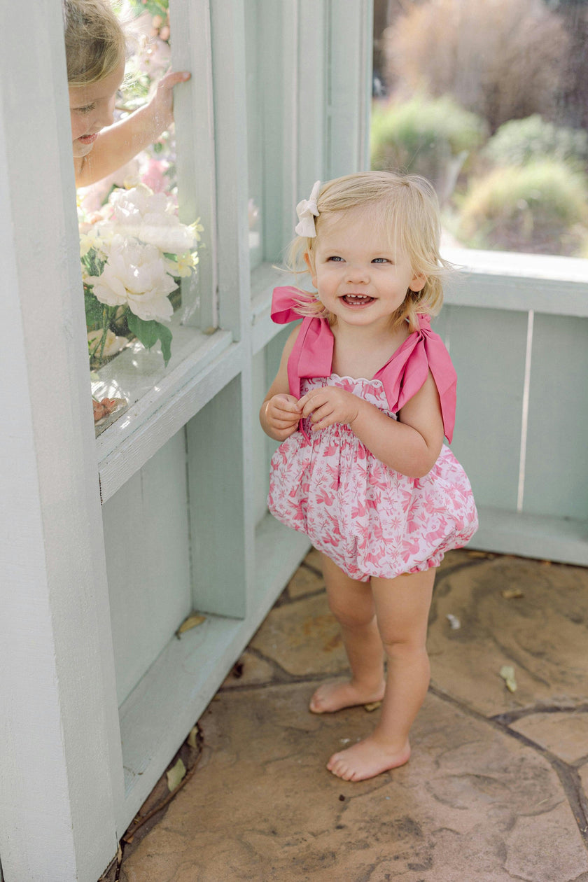 Pink Otomi Smocked Bubble (FINAL SALE)