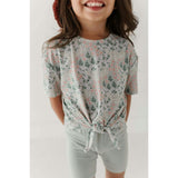 Girl's Tie Front Shirt