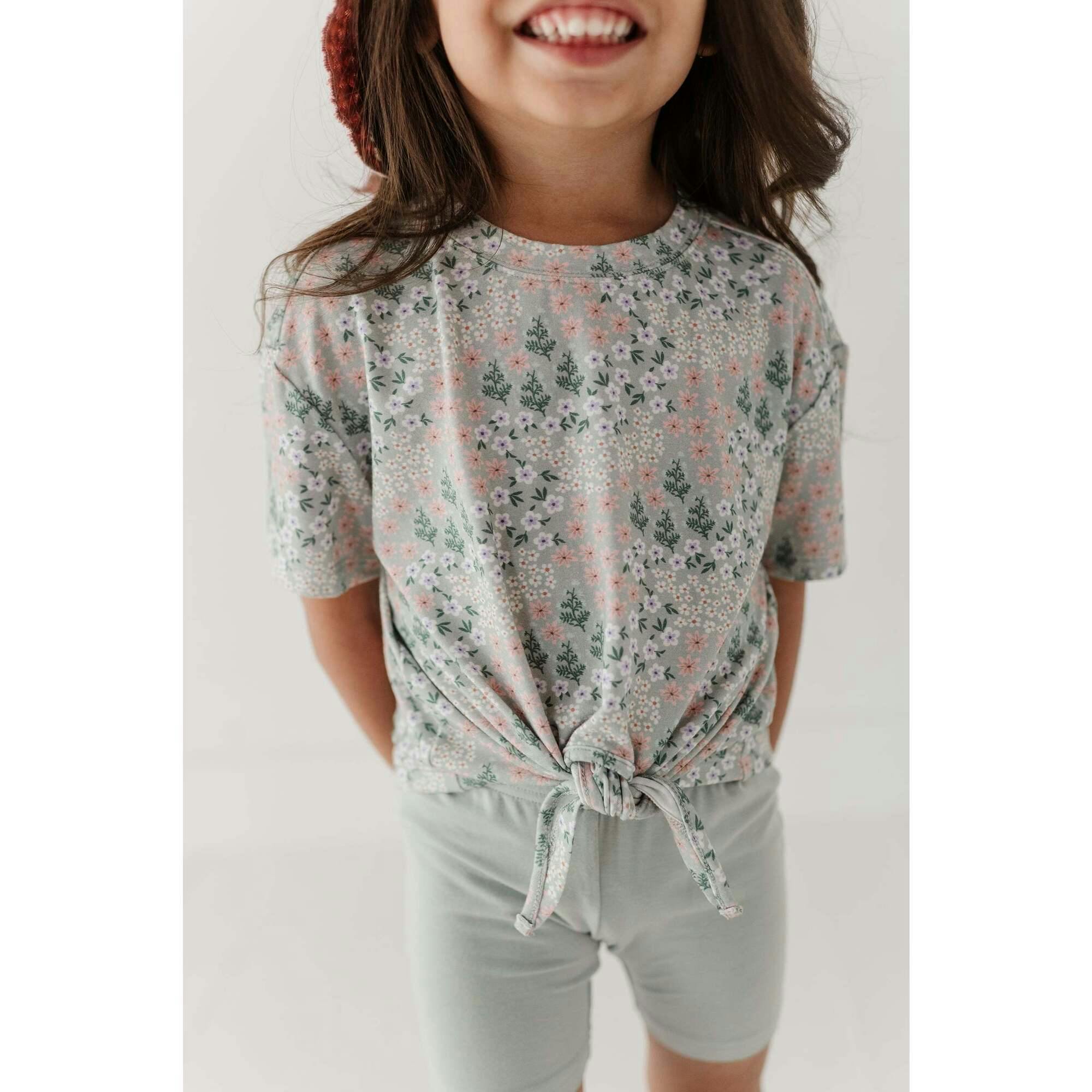 Girl's Tie Front Shirt