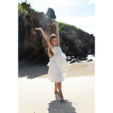 Rainbow Tiered Bow Dress