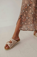 Girls Panel Maxi Skirt in Boho Floral