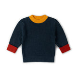 Midnight Snuggly Knitted Jumper, Blue