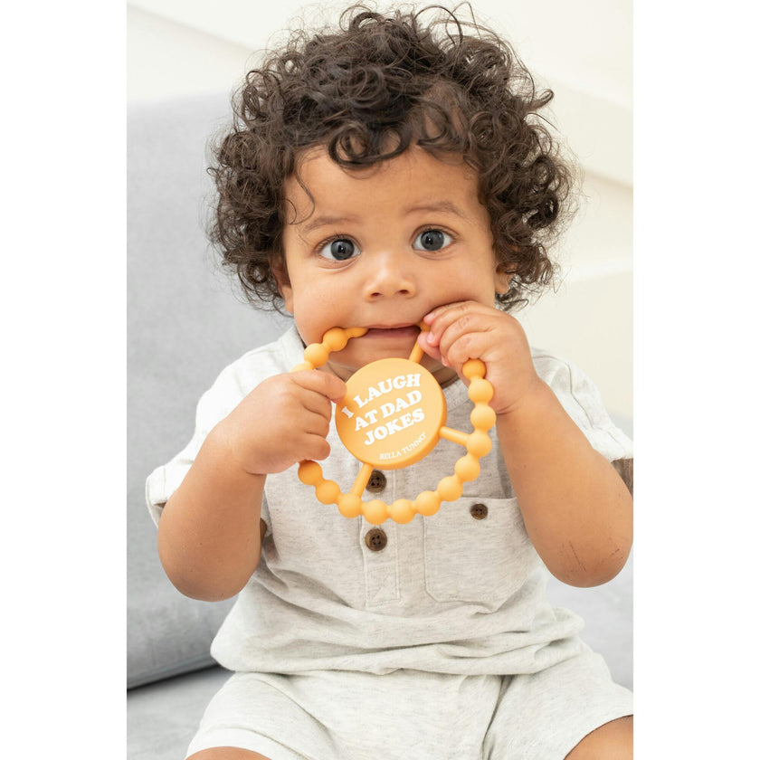 I Laugh at Dad Jokes Teether