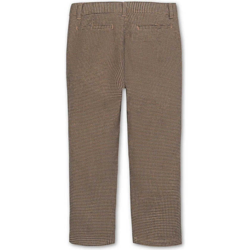 Organic Brushed Suit Pant, Brown