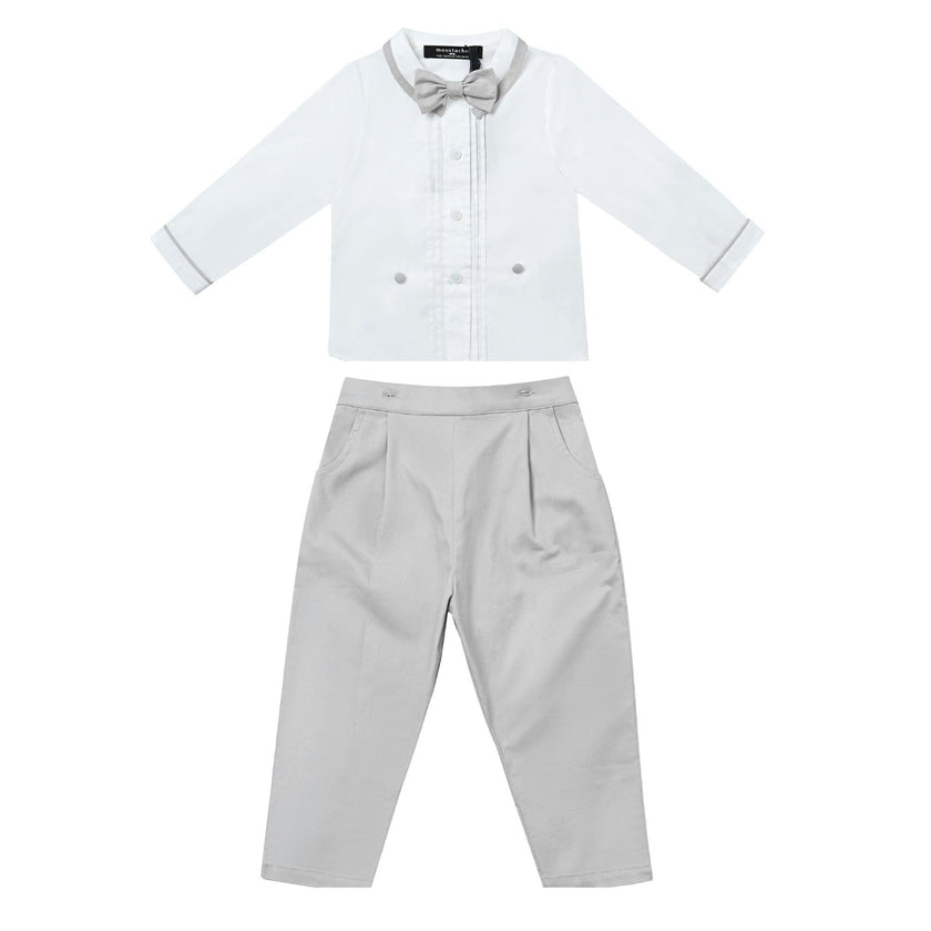 White & Grey Formal Set
