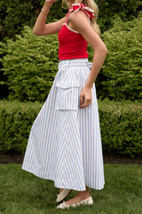 Lizzy Skirt in Heritage Stripe