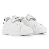 White Velcro Strap Sneaker