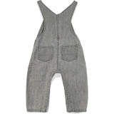 BONTON Soft Grey Embroidered Icare Baby Overalls