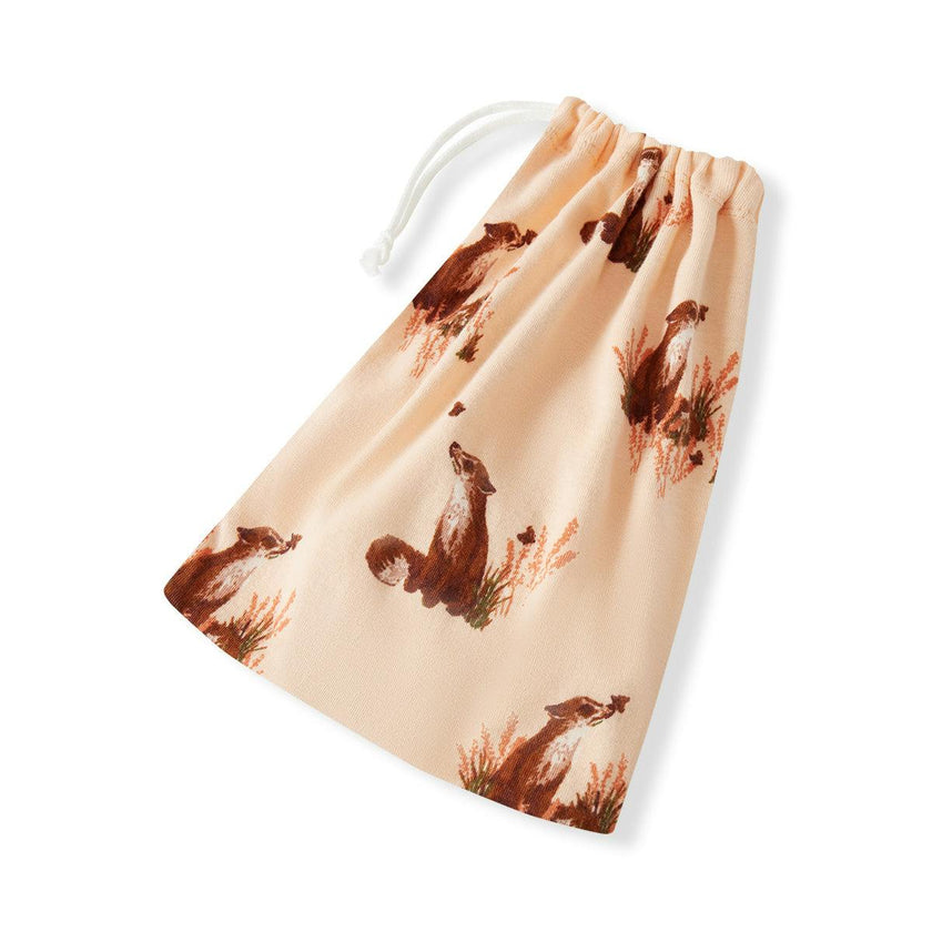 Floral Organic Cotton Zipper Pajama