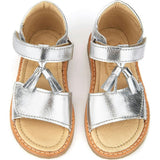 Flo Velcro Tassel Sandal, Silver