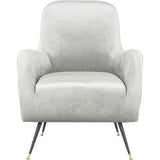Noelle Velvet Mid-Century Accent Chair