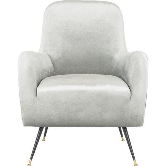 Noelle Velvet Mid-Century Accent Chair