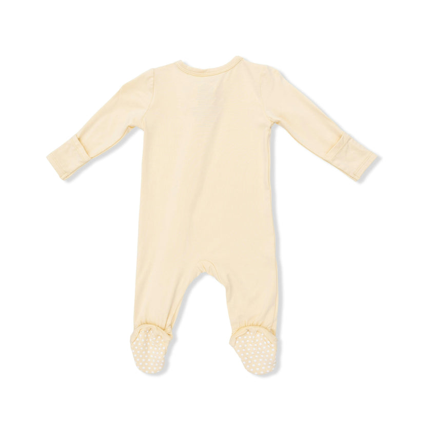 Solid Italian Straw - 2 Way Zipper Footie