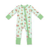 Vintage Reindeer & Santa Uni - Convertible Romper