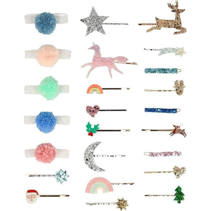 Hair Accessories Advent Calendar Suitcase
