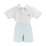 Jackson Boy Polo Set - Fall Leaves