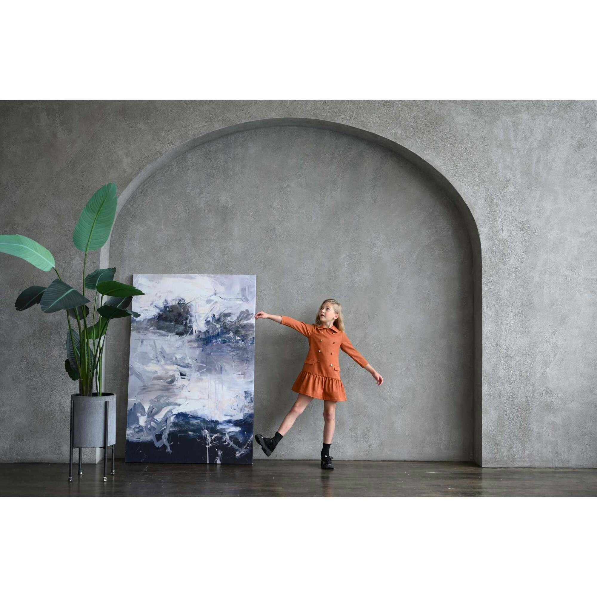 Lia dress (alloy-orange)