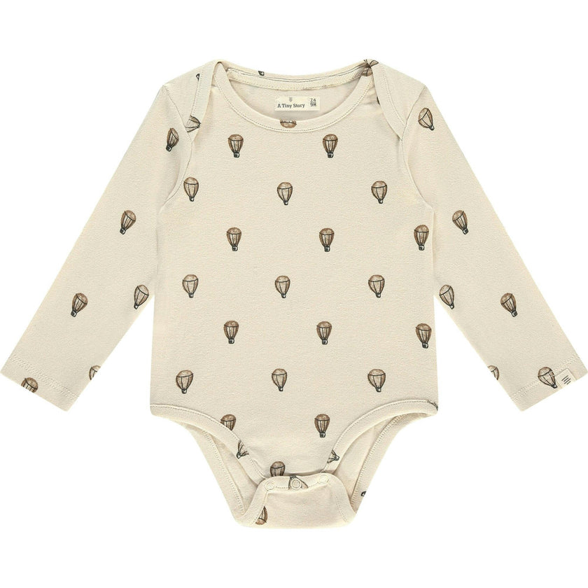 Hot Air Balloon Long Sleeve Onesie