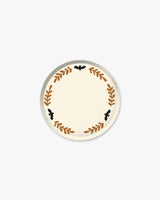 Creepy Casa Hors d'Oeuvres Plate - Bone/Orange