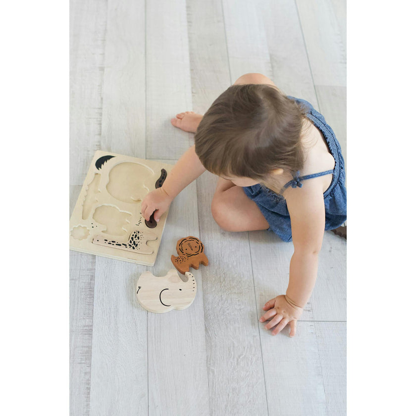 WOODEN TRAY PUZZLE - OCEAN ANIMALS - 2ND EDITION