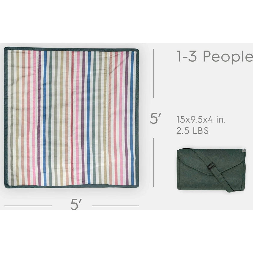 Outdoor Blanket - Chroma Rugby Stripe