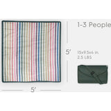 Outdoor Blanket - Chroma Rugby Stripe
