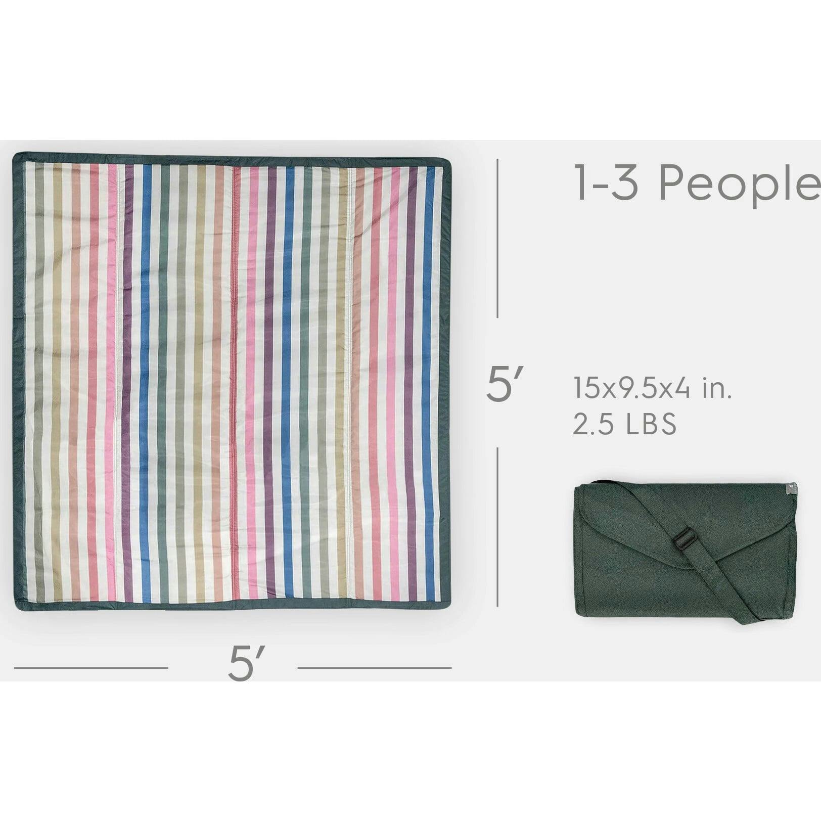 Outdoor Blanket - Chroma Rugby Stripe